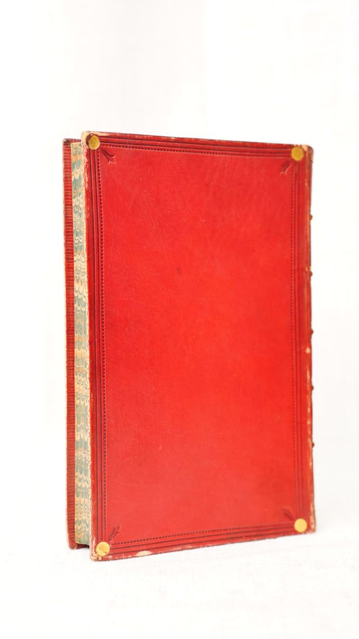 Owen Meredith Lucile Antique Fine Red Morocco Binding Gilt Monogram
