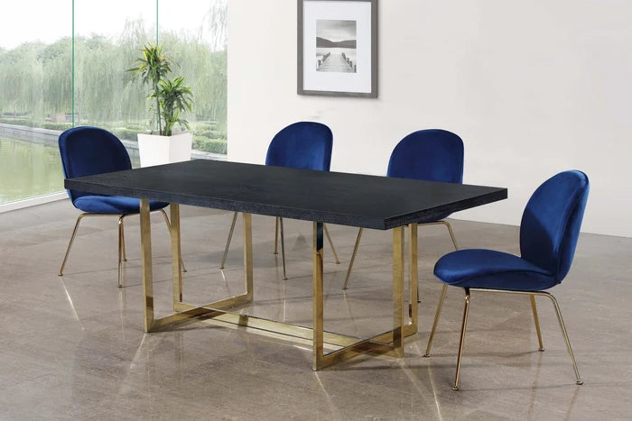 Paris Navy Velvet Dining Chair