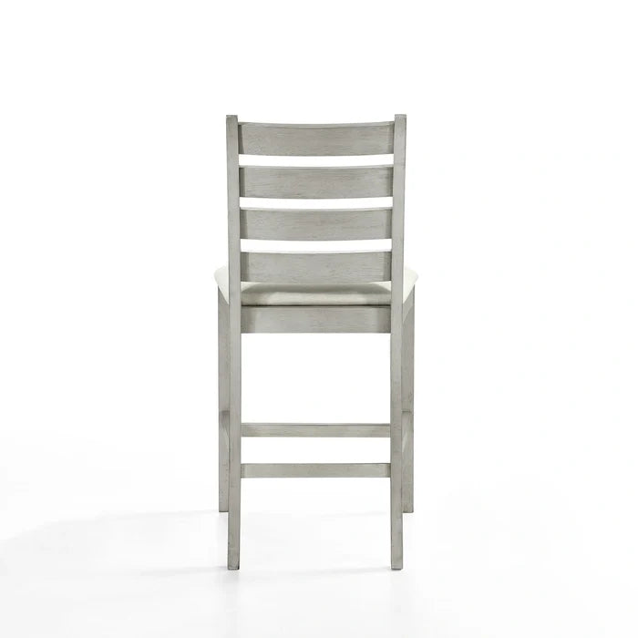 Pascal Ladderback Counter Chair (2 Per Carton)-Driftwood