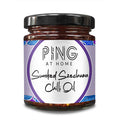 Picture of Master Chef Champion Ping Coombe's Smoked Szechuan Chilli Oil Jar on a white background