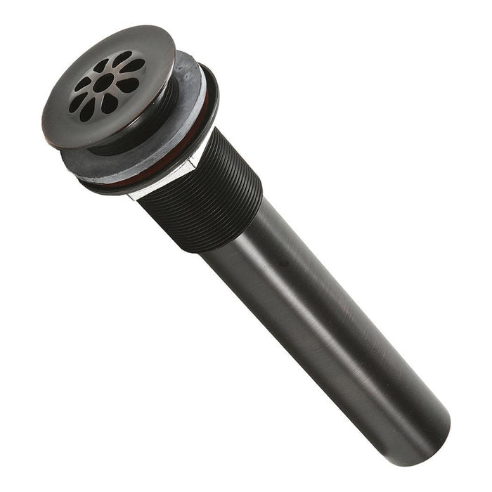 Premier Copper 1.5 in. Non-Overflow Grid Bathroom Sink Drain in Oil Rubbed Bronze (D-207ORB) main image.