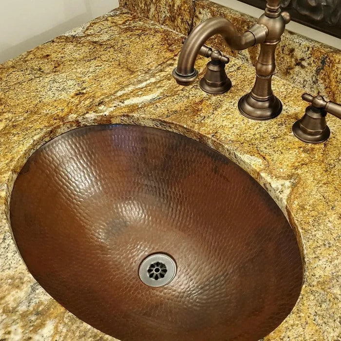 1.5" Non-Overflow Grid Bathroom Sink Drain - Oil Rubbed Bronze - Rustic Kitchen & Bath - Drain - Premier Copper Products