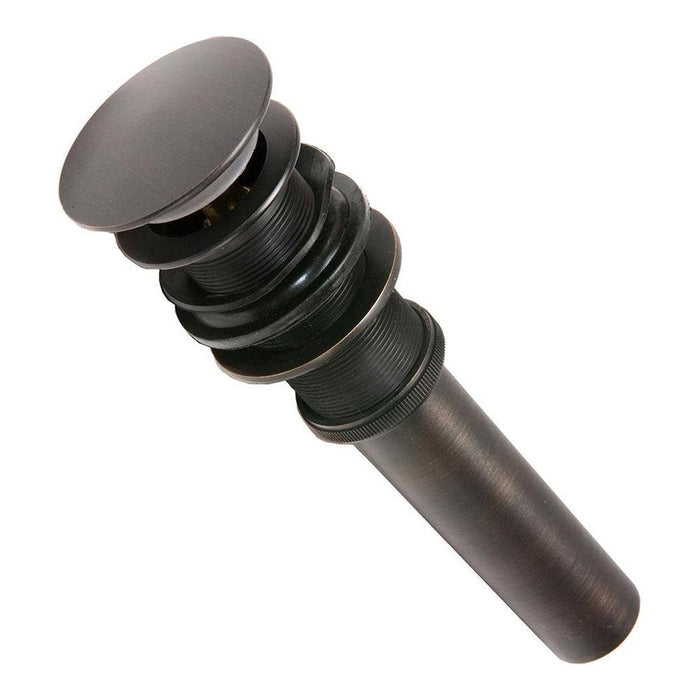 Premier Copper 1.5 in. Non-Overflow Pop-up Bathroom Sink Drain in Oil Rubbed Bronze (D-208ORB) main image.