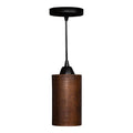 Premier Copper 4 in. Hammered Copper Round Cylinder Pendant Light (L700DB) main image.