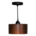 Premier Copper 8 in. Hammered Copper Round Cylinder Pendant Light (L900DB) main image.