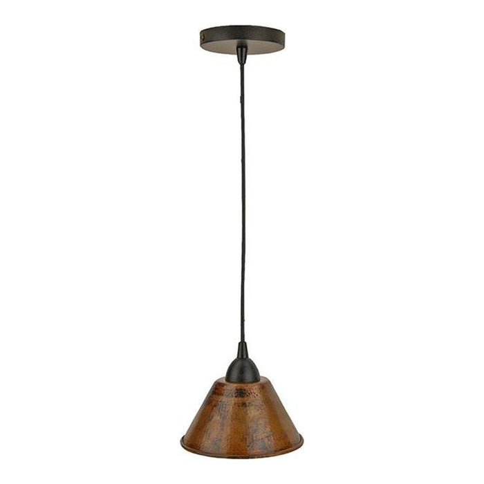 Premier Copper Hammered Copper Cone Pendant Lights main image.