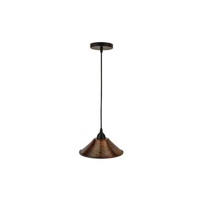 Hammered Copper Cone Pendant Lights - Rustic Kitchen & Bath - Lighting - Premier Copper Products