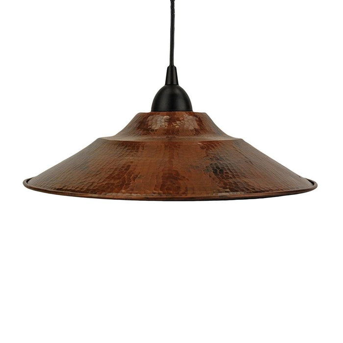 Hammered Copper Cone Pendant Lights - Rustic Kitchen & Bath - Lighting - Premier Copper Products