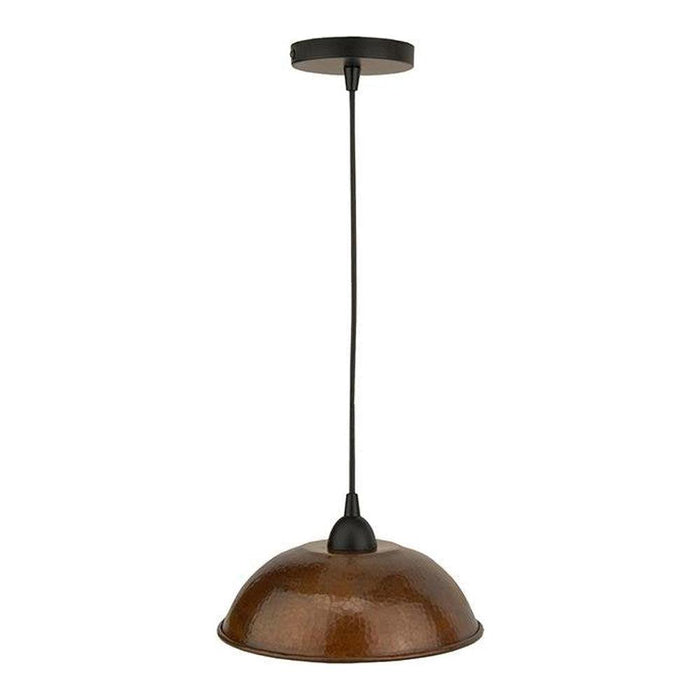 Premier Copper Hammered Copper Dome Pendant Light main image.