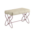 Priya II White & Light Purple Bench