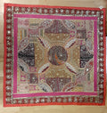 Rajastani Brocade Wall Hanging - Large Red