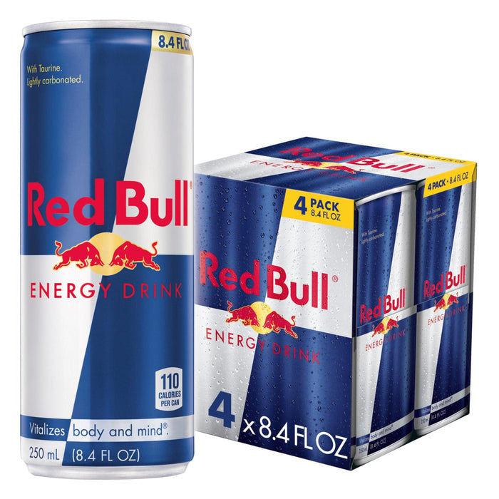 RED BULL 4 Pack (8.4 oz cans)  "Original"