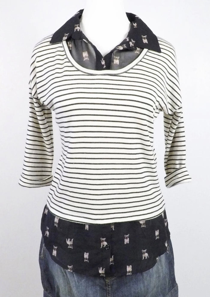 Red Camel French Bulldog Top MEDIUM