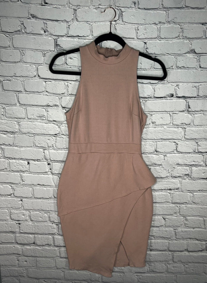 ReLoved charlotte russe women's pink asymmetrical dress size S