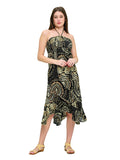 • SALE • Sundress or Long Skirt ~ Black Mandala Print