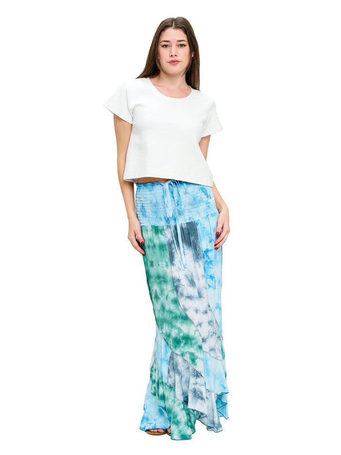 • SALE • Sundress or Skirt ~ Blues & Greens