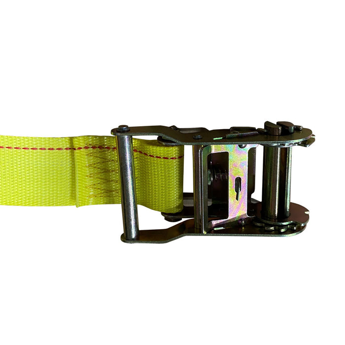 SB3400 - Tie Down Strap, 18'L x 2"W, 3,665 lb. Load Limit, Ratchet and Steel J-Hook Cargo Tie Down End