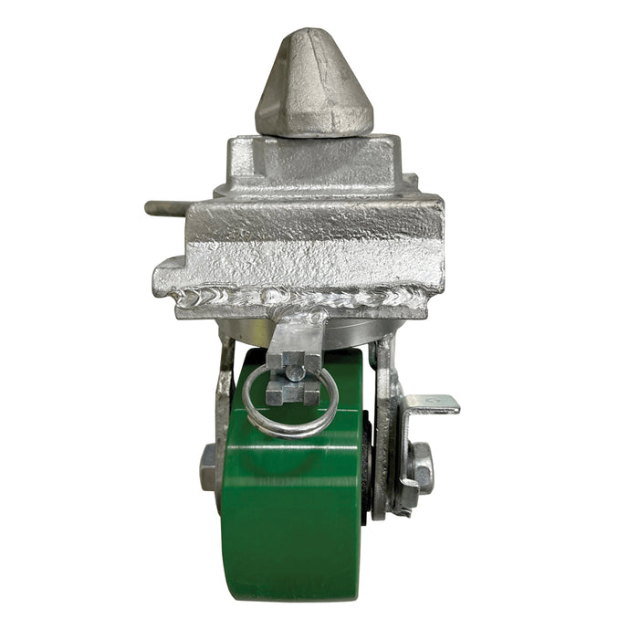 SB5901.LH - 6k Lbs. Capacity, 6” H Swivel Caster w/Brake and Welded Twistlock (Single)