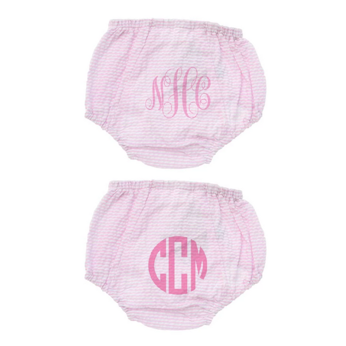 Seersucker Bloomers - Pink