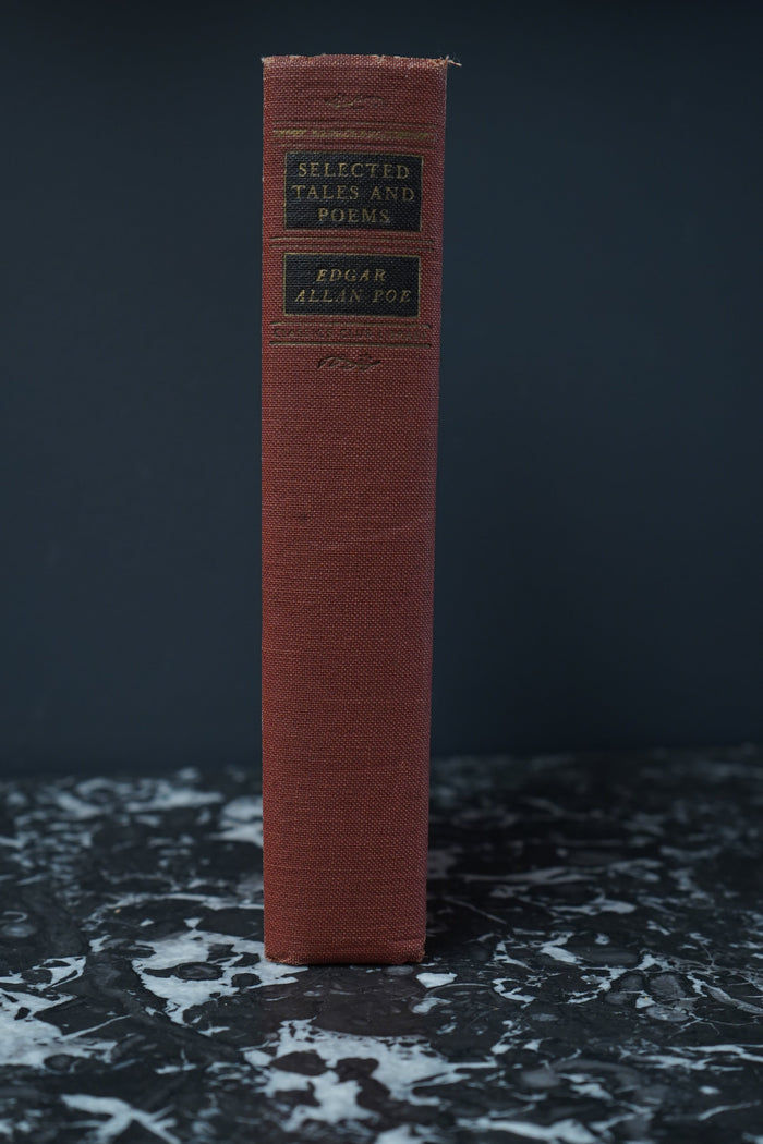 "Selected Tales and Poems by Edgar Allan Poe" Victorian Cloth Book