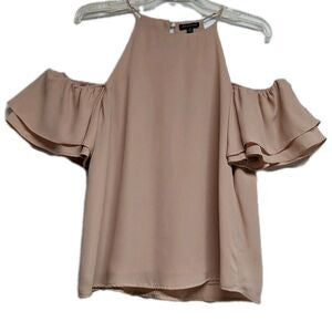 Shinestar cold shoulder blouse SMALL