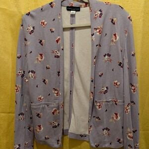 Simply Styled Petite lavender floral blazer NEW MEDIUM PETITE