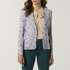 Simply Styled Petite lavender floral blazer NEW MEDIUM PETITE