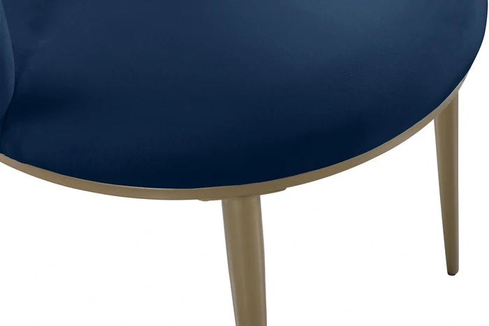 Skylar Navy Velvet Dining Chair