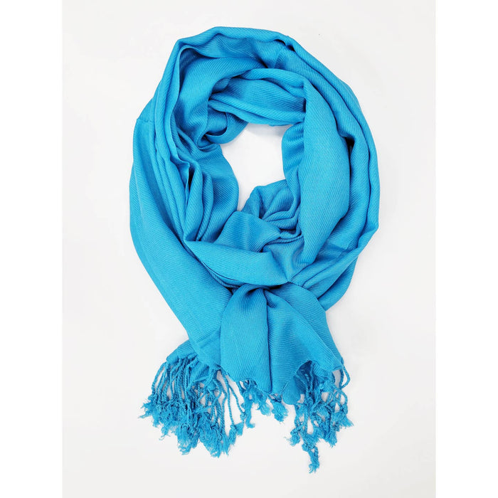 Solid Color Pashmina ~ Light Blue