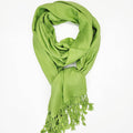 Solid Color Pashmina ~ Lime Green