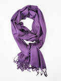 Solid Color Pashmina ~ Purple