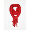 Solid Color Pashmina ~ Tomato Red