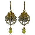 Steam Punk Antiqued Brass Earrings ~ Dragonflies~