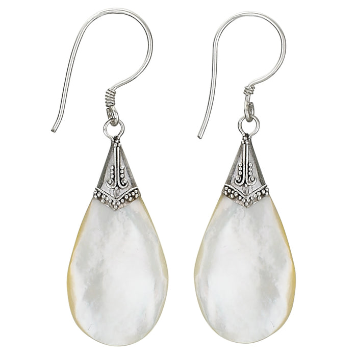Sterling Silver Earrings ~ Mother of Pearl