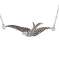 Sterling Silver Necklace ~ Flying Sparrow