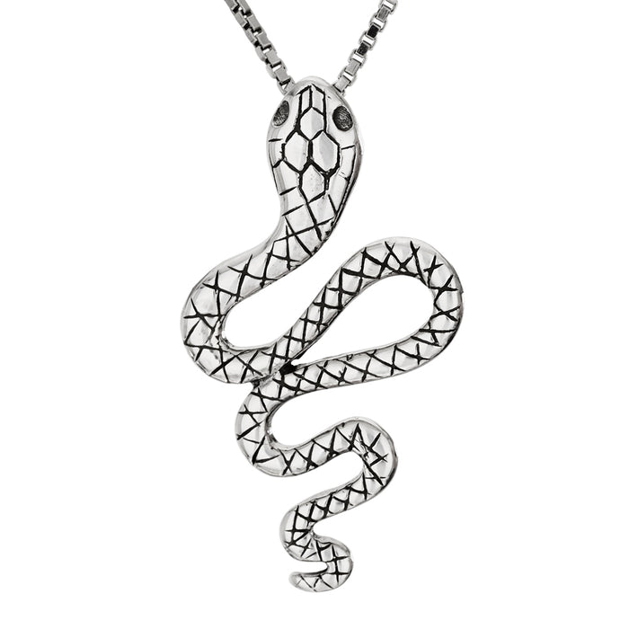 Sterling Silver Pendant ~ Snake