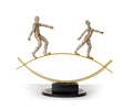 Sz0241 Bronze Acrobats Modern Sculpture