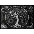 Tapestry ~ Tree of Life ~ Black & White