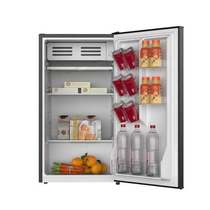 TCL 18 in. 3.1 Cu. Ft. Compact Single Door Mini Fridge in Black (TRM31S4AB)