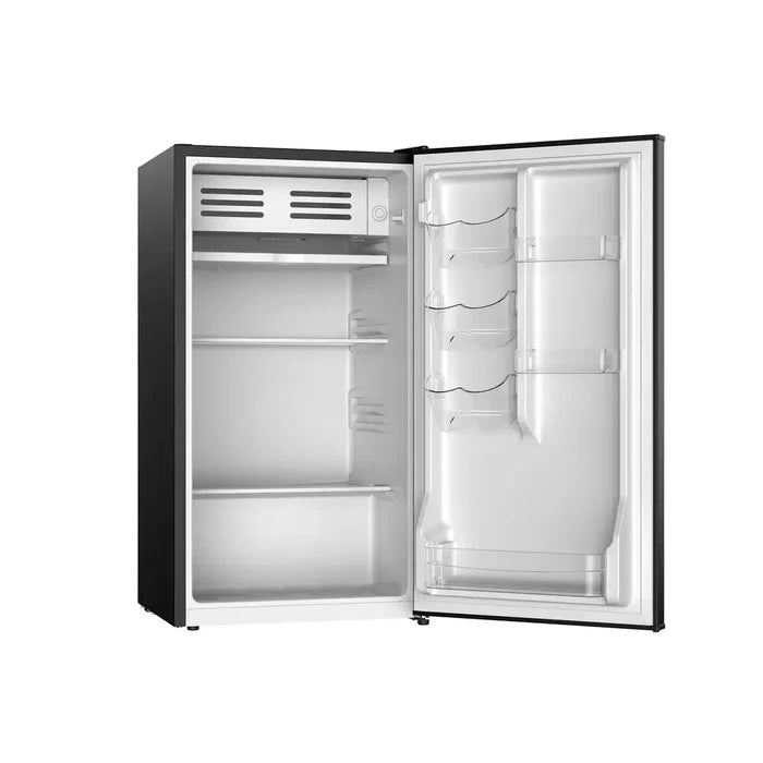 TCL 18 in. 3.1 Cu. Ft. Compact Single Door Mini Fridge in Black (TRM31S4AB)