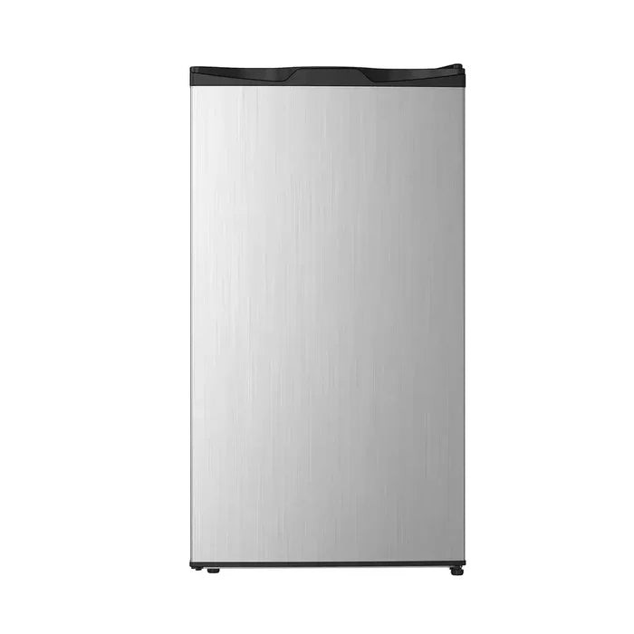 TCL 18 in. 3.1 Cu. Ft. Compact Single Door Mini Fridge in Silver (TRM31S4AV)