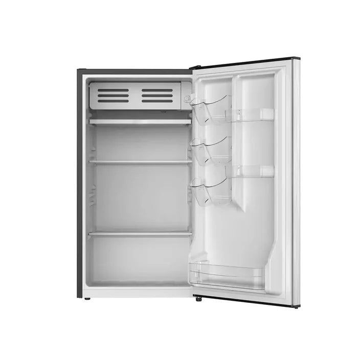 TCL 18 in. 3.1 Cu. Ft. Compact Single Door Mini Fridge in Silver (TRM31S4AV)