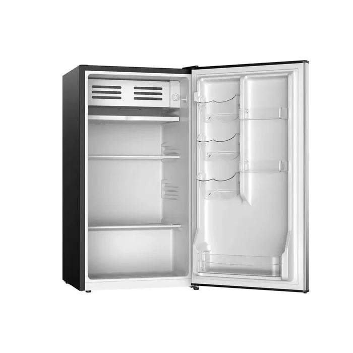 TCL 18 in. 3.1 Cu. Ft. Compact Single Door Mini Fridge in Silver (TRM31S4AV)