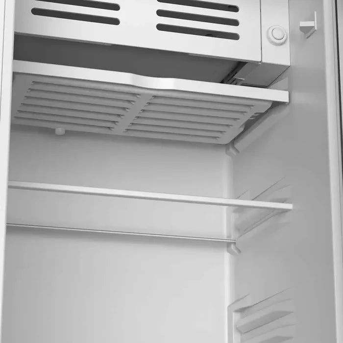 TCL 18 in. 3.1 Cu. Ft. Compact Single Door Mini Fridge in Silver (TRM31S4AV)