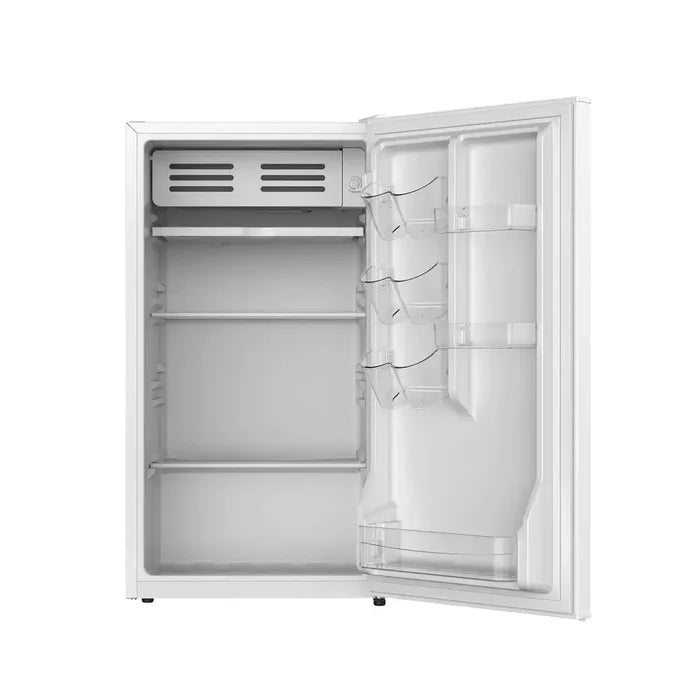 TCL 18 in. 3.1 Cu. Ft. Compact Single Door Mini Fridge in White (TRM31S4AW)