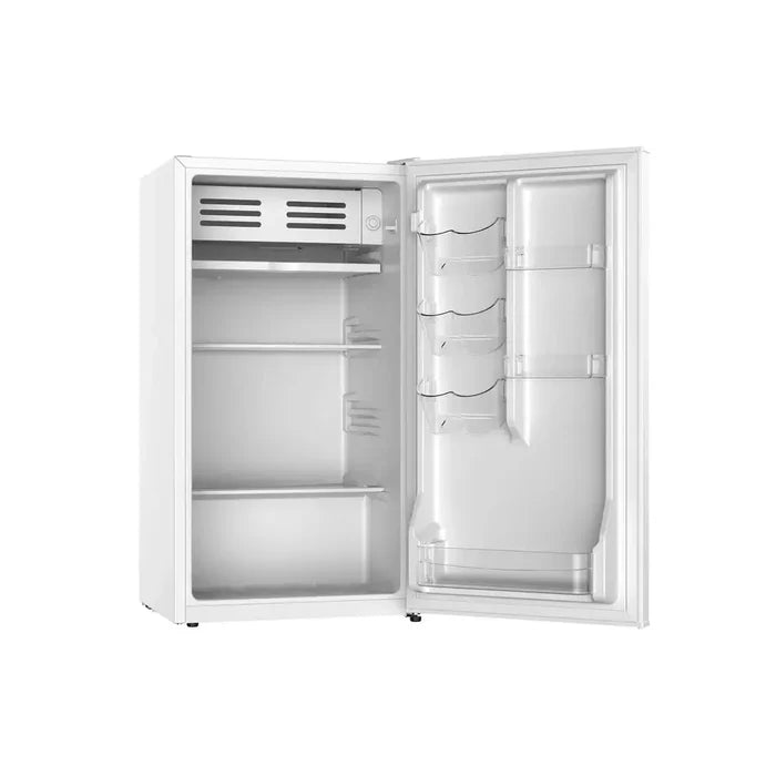 TCL 18 in. 3.1 Cu. Ft. Compact Single Door Mini Fridge in White (TRM31S4AW)
