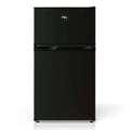 TCL 18 in. 3.1 Cu. Ft. Compact Top Freezer Mini Fridge in Black (TRM31D4AB) main image.
