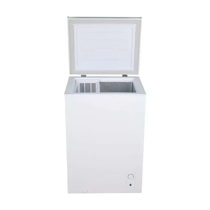TCL 22 in. 3.4 Cu. Ft. Compact Freestanding Chest Freezer in White (TRC04M3AW)