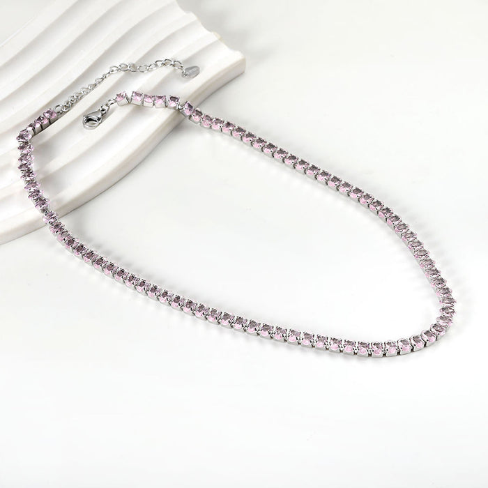 TENIS Necklace - PINK