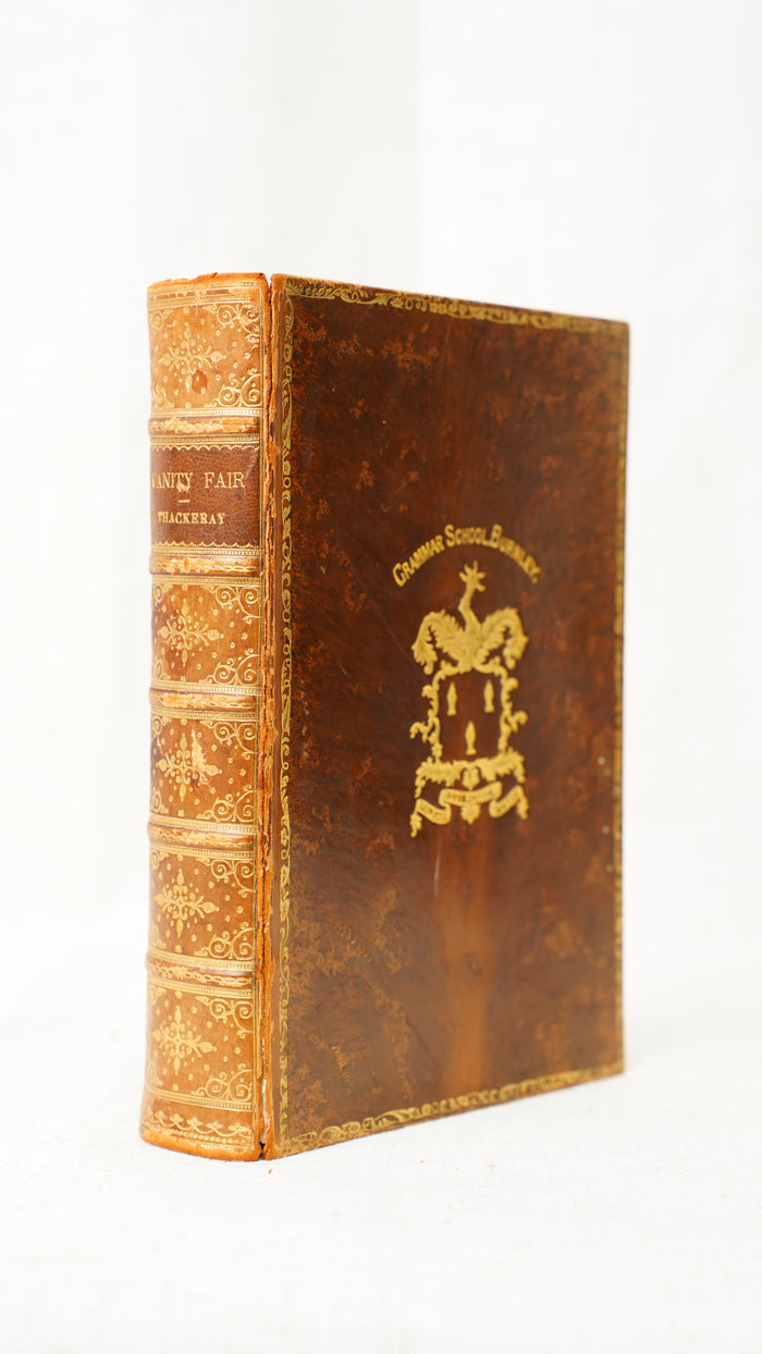 Thackeray Vanity Fair 1904 Smith Elder Antique Leather Prize Binding